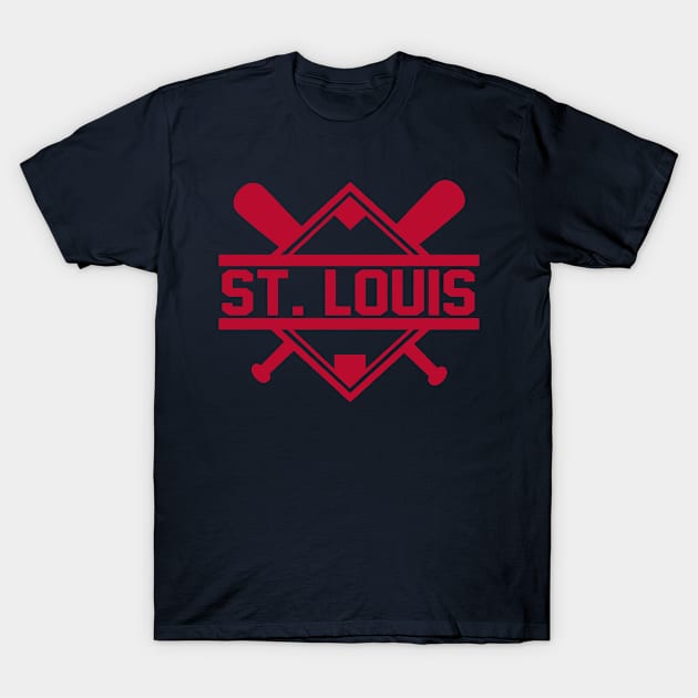 St. Louis Diamond T-Shirt by CasualGraphic